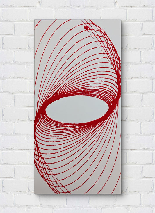 The Oval Red Pendulum